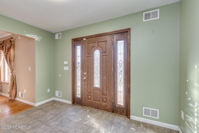 view of entrance foyer