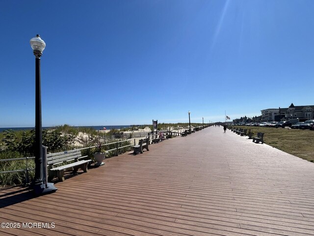 view of dock