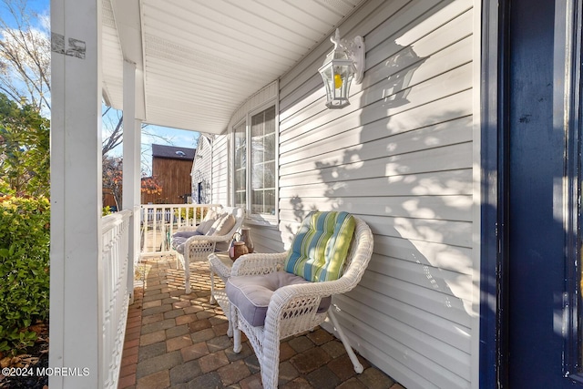 view of patio / terrace featuring a porch