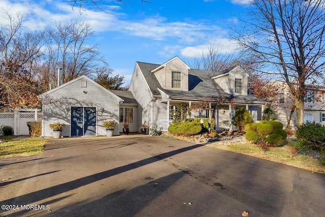 view of cape cod house