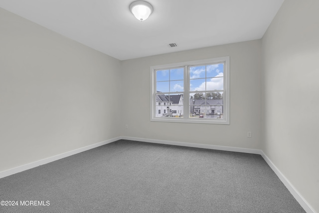 spare room featuring carpet floors