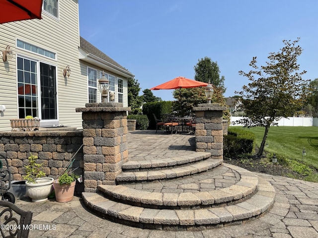 view of patio