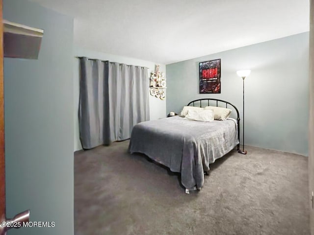 bedroom with carpet floors