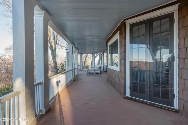 view of patio / terrace featuring covered porch