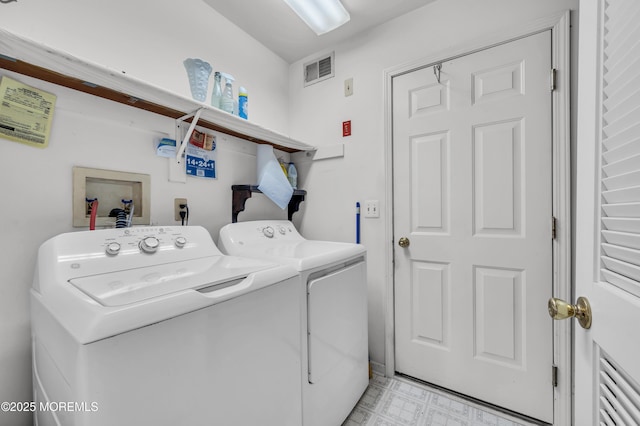 laundry area with washer and clothes dryer