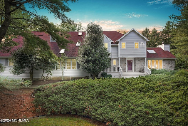 view of front of home