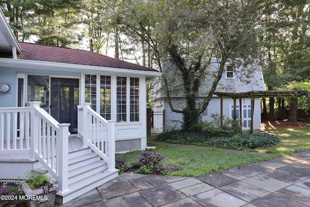 view of property entrance