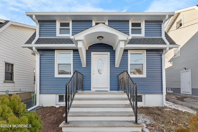 view of front of home