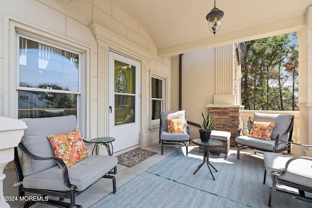 view of patio / terrace with outdoor lounge area