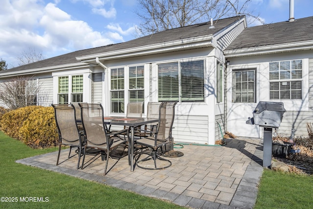 view of patio / terrace with grilling area