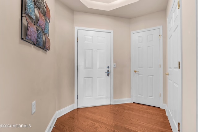 interior space featuring light hardwood / wood-style floors