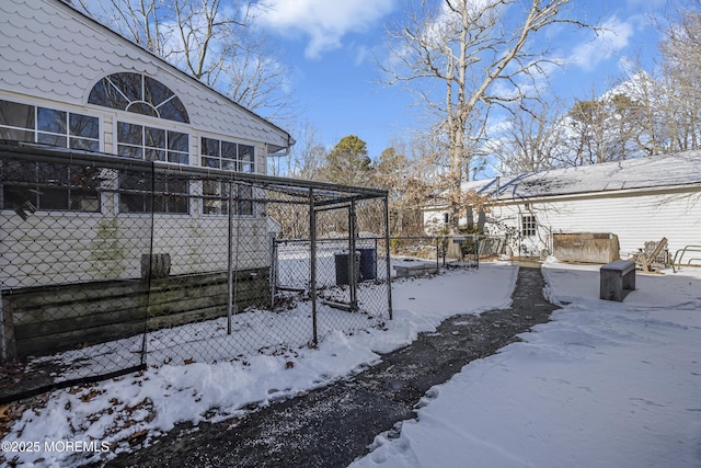 790 Farmingdale Rd, Jackson, NJ 08527 - view of snowy yard