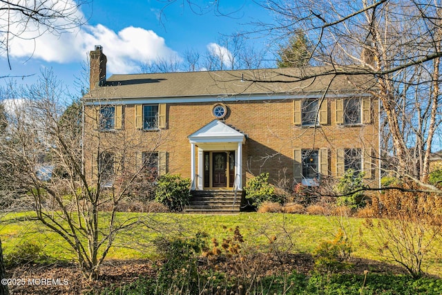 view of colonial house