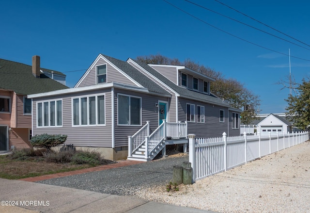 view of front of home