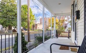 exterior space with covered porch