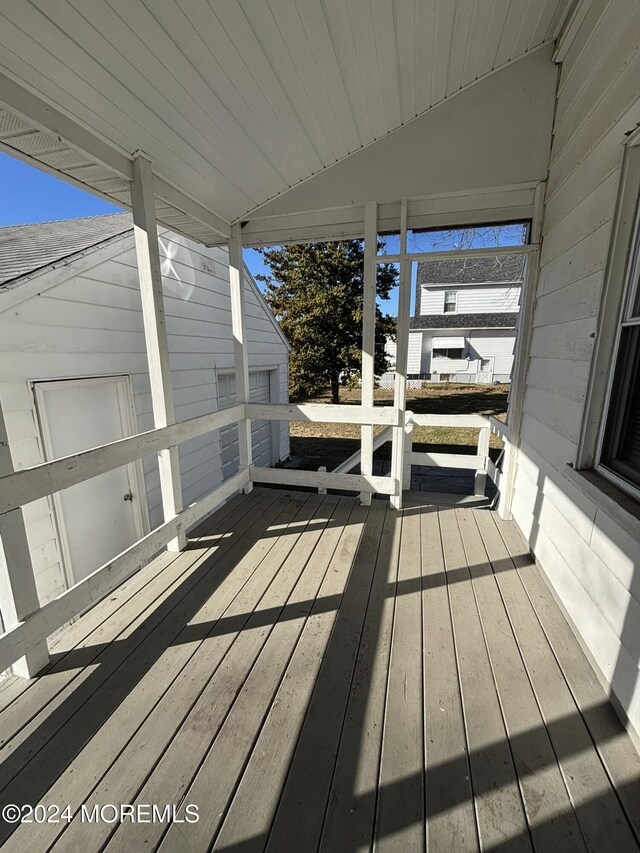 view of deck