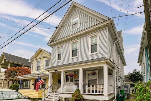 front of property with a porch