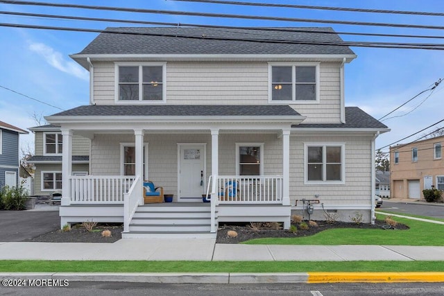 view of front of house featuring a porch