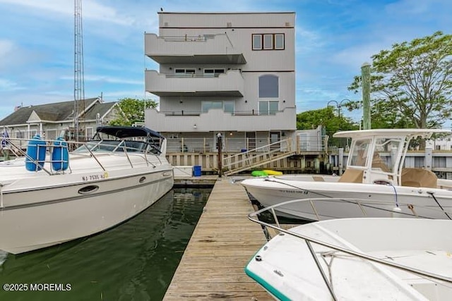 view of dock