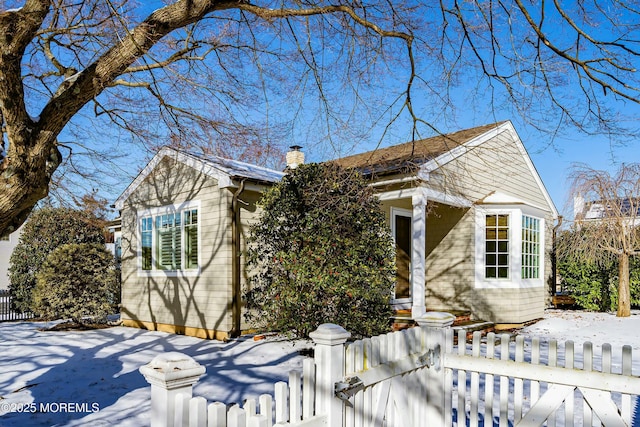 view of front of home