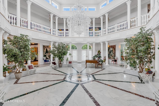 view of community lobby