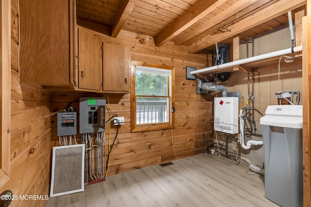 utility room with electric panel