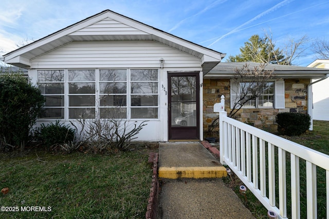 view of bungalow-style house