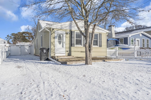 view of bungalow-style home