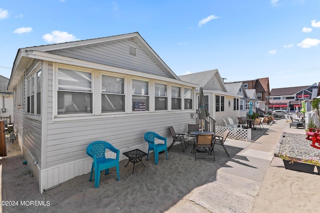 back of house featuring a patio