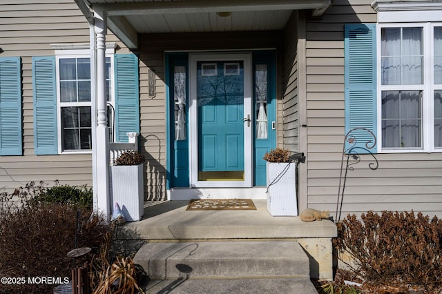 view of entrance to property