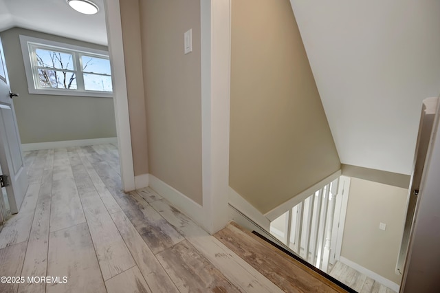 interior space with light wood-type flooring