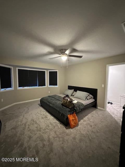 122 Orchid Ct Unit 1202, Toms River, NJ 08753 - carpeted bedroom featuring baseboards and a ceiling fan