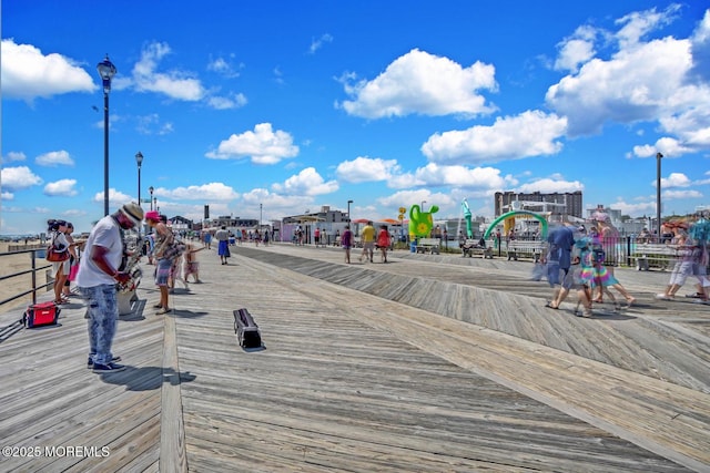 view of dock