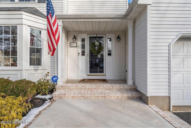 view of entrance to property