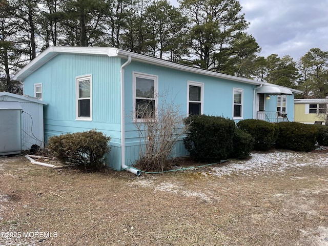 view of side of property