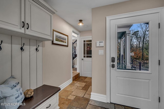 view of mudroom