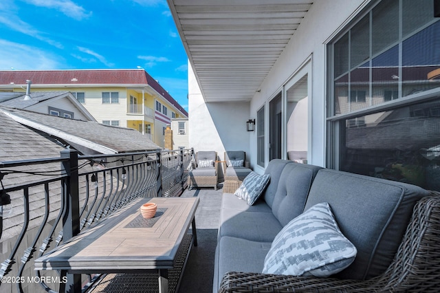 balcony with an outdoor living space