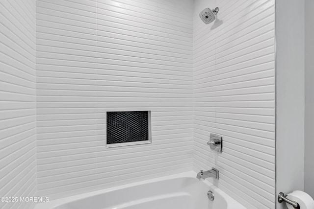 bathroom featuring tub / shower combination