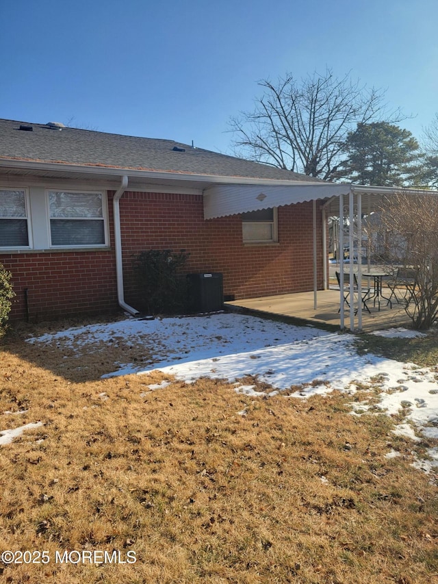 view of property exterior featuring a patio