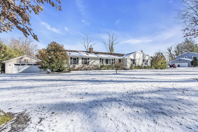 view of ranch-style house