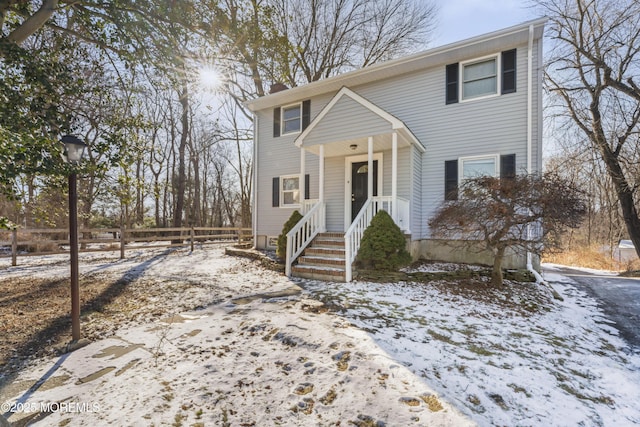 view of front of house