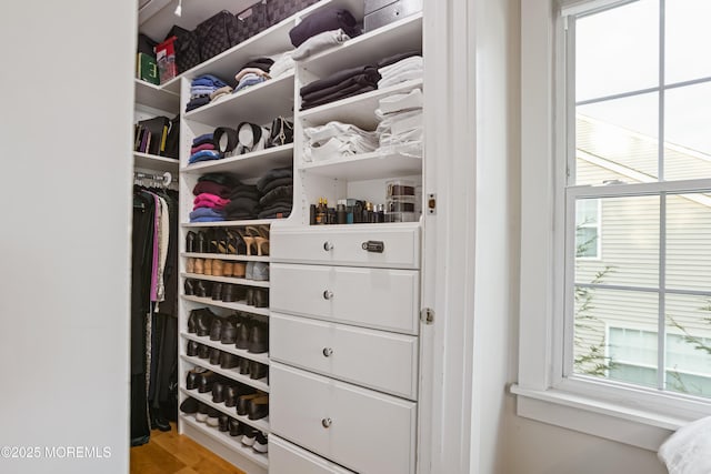 view of closet