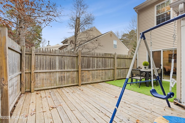 view of deck