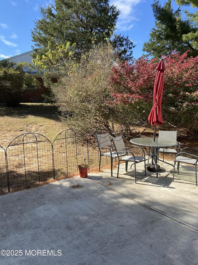 view of patio