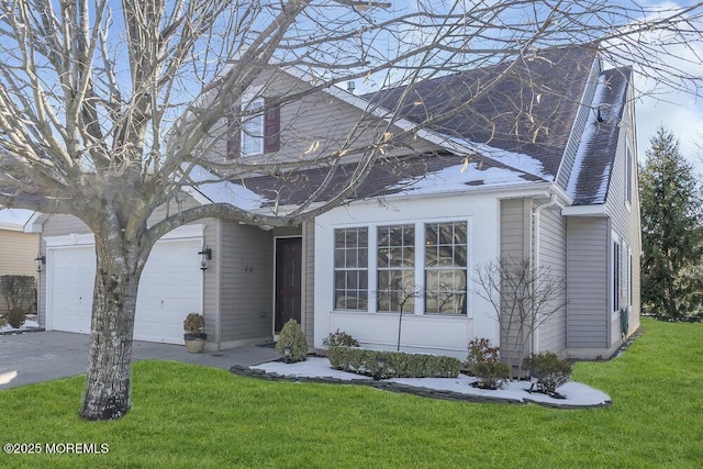 36 Congressional Rd, Jackson, NJ 08527 - view of front of property featuring a garage and a front lawn