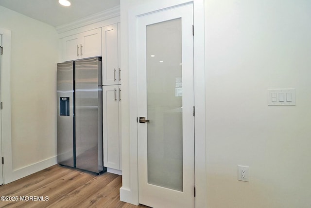 interior space featuring hardwood / wood-style flooring