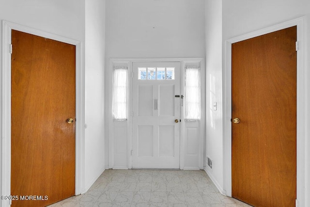 view of entrance foyer