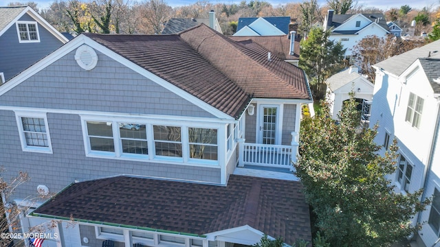 view of rear view of house