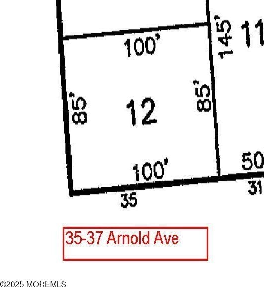 37 Arnold Ave, Point Pleasant Beach NJ, 08742 land for sale