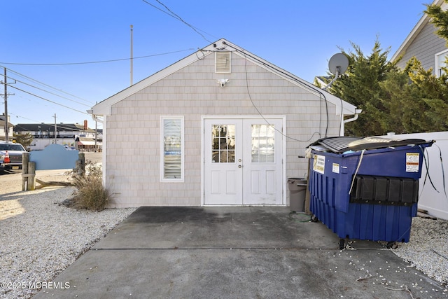 view of rear view of property